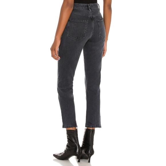 Agolde Riley Ash Gray Jeans | Size 25 - Picture 6 of 7